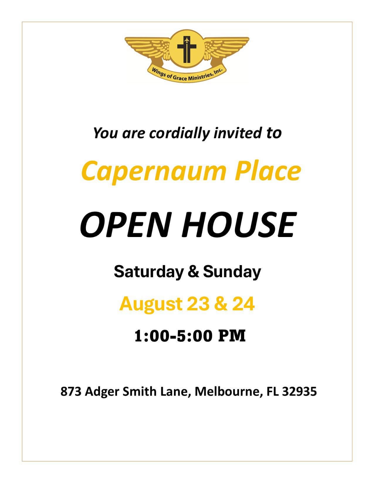 Islam To Christ Speaker THIS SATURDAY + Capernaum Place Open House In Melbourne