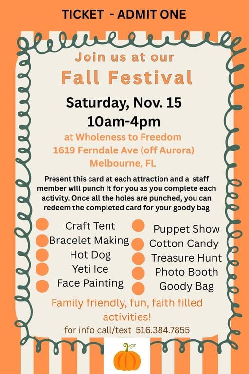 Operation Joshua Fall Fest Outreach THIS SATURDAY + Brevard Advances Disability Ministry Statewide