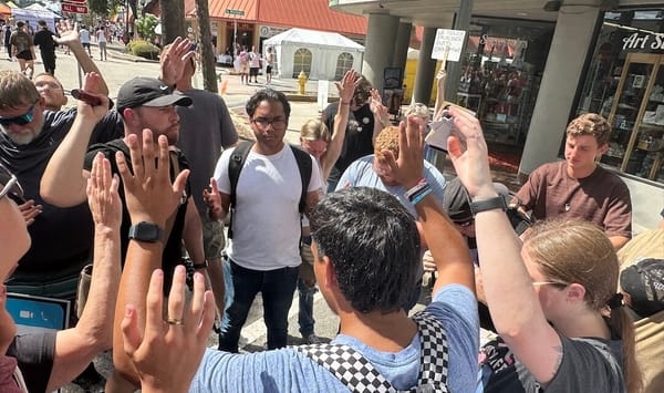 Local Churches Join Forces to Evangelize at Space Coast Pride