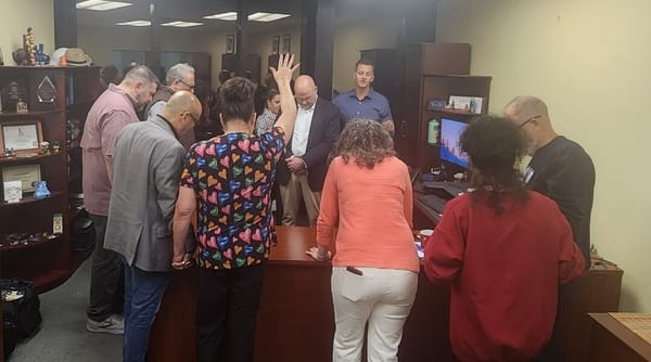 Palm Bay Pastors Gather at City Hall to Pray Over City Leadership and Future
