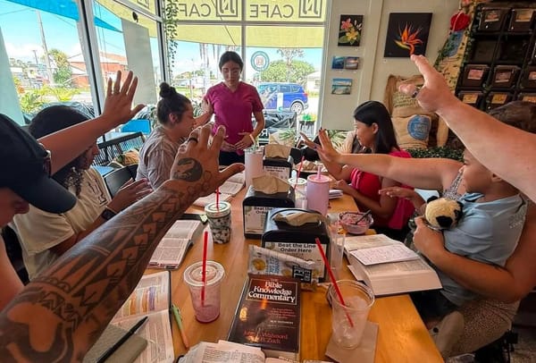 Cocoa Beach Bible Study Welcomes Unexpected Guest